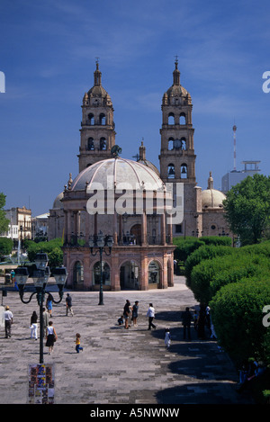 Cathedral at Plaza de Armas, Durango, Mexico Stock Photo