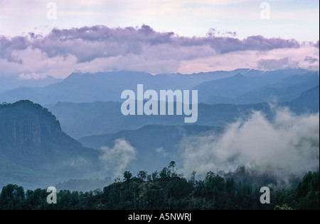 Sierra Madre Occidental, view from El Espinazo del Diablo (Devil's Backbone) road from Durango to Mazatlan, Mexico Stock Photo