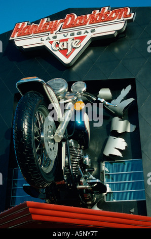 Bar and cafe sign 'Harley Davidson Cafe', Las Vegas Strip, Las Vegas