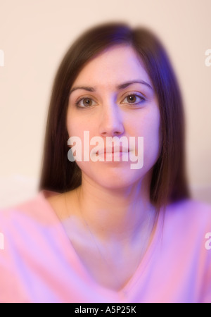 Young adult woman portrait. Stock Photo
