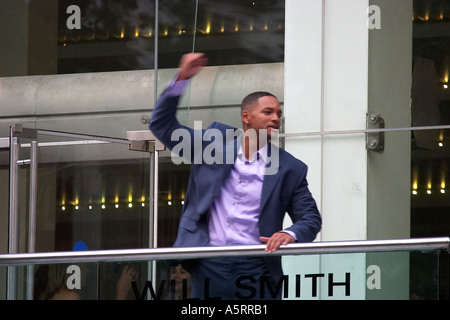 London England Will Smith at I robot premier Stock Photo