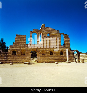 Anjar Lebanon Ruins Built in 8th Century Umayyads in Roman Style by Calif Malik Southern Precinct Stock Photo