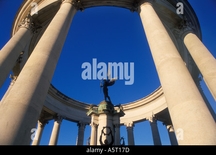 Welsh War memorial in Alexandra gardens Cardiff Wales UK GB EU Europe Stock Photo