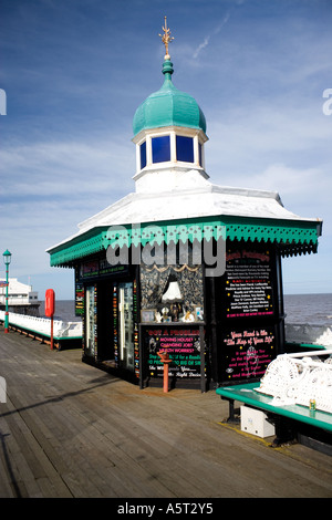 Gypsy Petulengro's booth on the North Pier, Blackpool, Lancashire, England Stock Photo