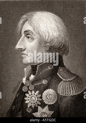 Horatio Nelson, 1st Viscount Nelson, 1st Duke of Bronte, 1758 - 1805. British naval commander. Stock Photo
