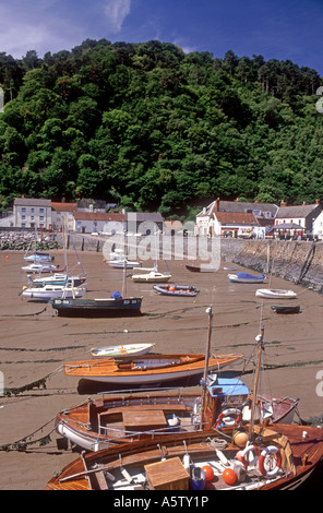 Minehead on the southern flanks of the Bristol Channel, Somerset.  XPL 5018-468 Stock Photo