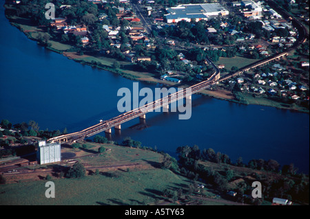 Bridge over the Clarence River built in 1932 Stock Photo