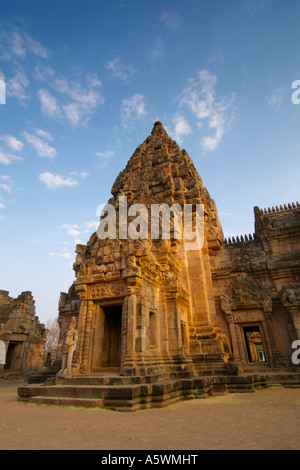 Phanom Rung Khmer temple at Buriram in Thailand Stock Photo