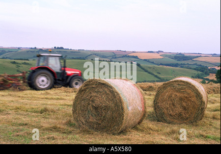 Hay Making In North Dorset county England UK Stock Photo