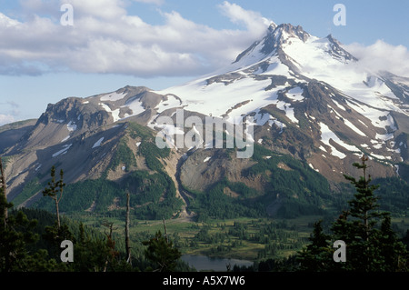 Mount Jefferson, Oregon, USA. Stock Photo