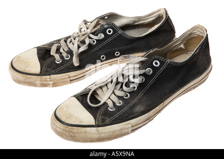 Old sneakers Stock Photo