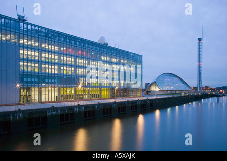 BBC Cessnock Pacific Quay Glasgow, Scotland, UK Stock Photo