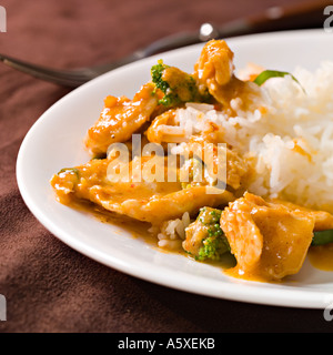 Thai Chicken Panang Curry Stock Photo