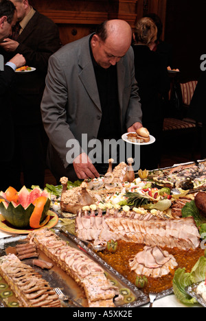 Buffet Table Stock Photo
