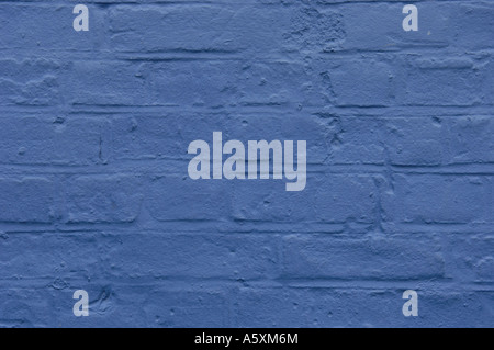 Abstract Blue Brick Wall Stock Photo