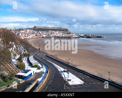 Coastal scene in winter South Bay Stock Photo