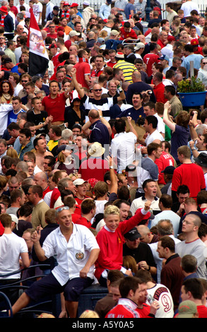 Soccer - Wales Fans in Cardiff Stock Photo - Alamy