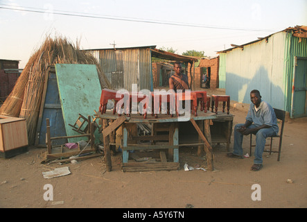 Stall in the streets of Juba, South Sudan Stock Photo
