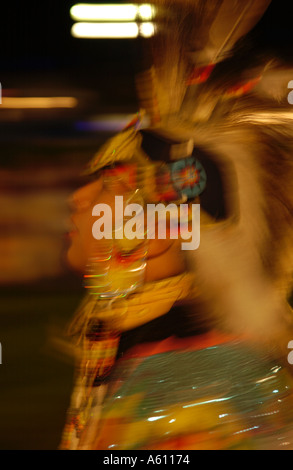 Southern California Indian tribes at a Pow Wow in Indio California Stock Photo