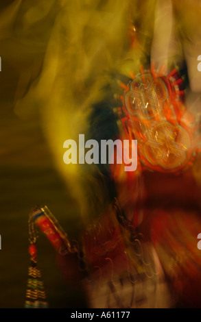 Southern California Indian tribes at a Pow Wow in Indio California Stock Photo