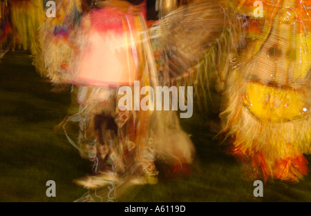 Southern California Indian tribes at a Pow Wow in Indio California Stock Photo