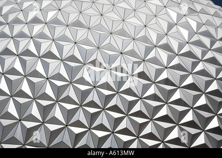 Close up of Spaceship Earth, EPCOT Center, Disney World, Orlando, Florida, USA Stock Photo