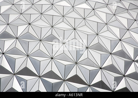 Close up of Spaceship Earth, EPCOT Center, Disney World, Orlando, Florida, USA Stock Photo