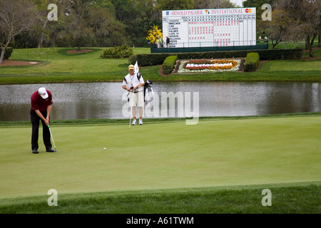 Professional Golfers in Tournament play in the USA Stock Photo