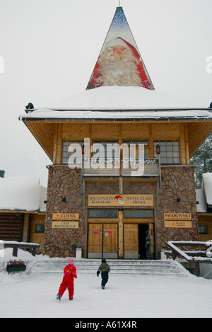 Santa Claus office in Santa Claus Village, Rovaniemi, Lapland, Northern Finland, Europe, Arctic Stock Photo