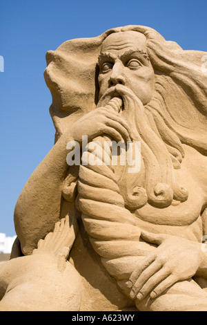 Brighton Sand Sculpture Festival 2006 Ancient Roman Theme Stock Photo