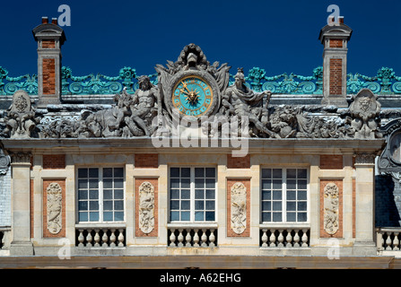 Versailles, Schloß, Marmorhof, Detail Stock Photo