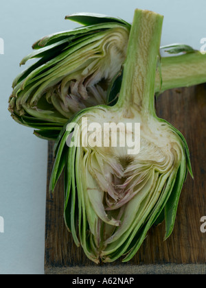 Artichokes shot with professional medium format digital camera Stock Photo