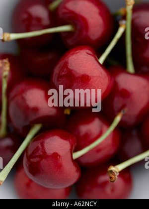 Cherries shot with professional medium format digital camera Stock Photo