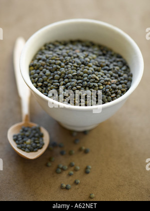 Puy lentils shot with professional medium format digital camera Stock Photo