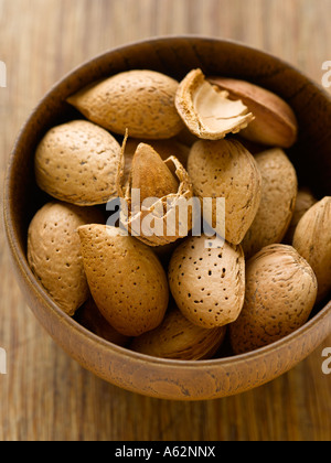 Almonds shot with professional medium format digital camera Stock Photo