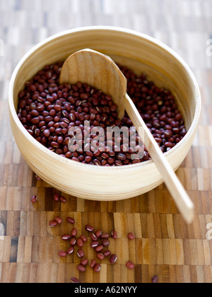 Aduki beans Stock Photo