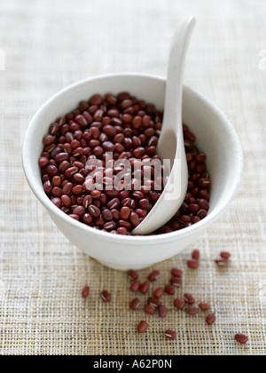 Aduki beans Stock Photo