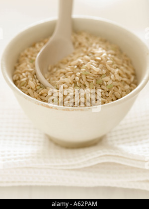 Still life brown rice Stock Photo