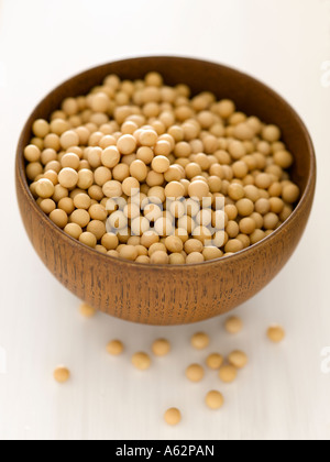 Still life soya beans Stock Photo