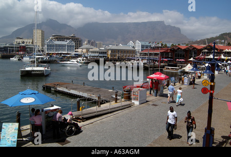 The Victoria and Albert Waterfront complex which forms a part of the Port of Cape Town  South Africa Stock Photo