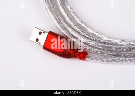 Usb Cable Two Reds usb cable red Stock Photo - Alamy