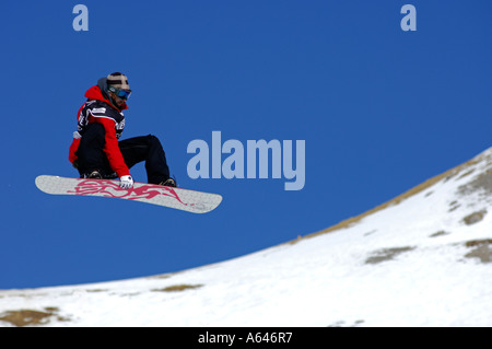 Gian Simmen, olympic champion halfpipe 1998, Switzerland, Event: Superfinal, Nescafé Champs Open 2006 Date: 5 February 2006 Stock Photo