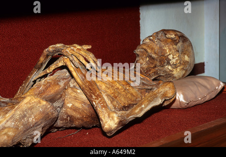 Mexico Guanajuato city Panteon mummy museum Stock Photo