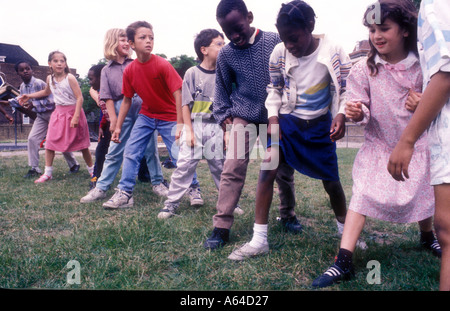 Breaktime at South London school Stock Photo