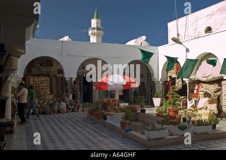 Shops in the tourist bazaar, souk, of Tripolis, Tripoli, Libya Stock Photo