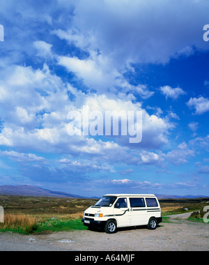 Touring the Highlands of Scotland in a VW campervan Stock Photo - Alamy
