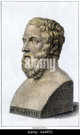 Herodotus, Ancient Greek Historian, Father Of History Stock Photo - Alamy