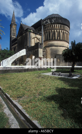 Anglican Cathedral built over the former slave market 1873-1880 Stone Town Zanzibar Tanzania Stock Photo