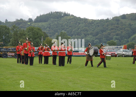 Marching Band at the Grasmere Country Show Ground Stock Photo