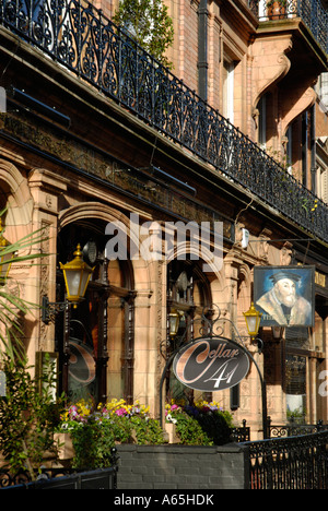 The Audley public house in Mount Street Mayfair London UK Stock Photo ...